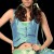 Carla 131 Turquoise/Green