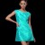 Olivia 121 Turquoise/Green
